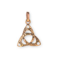 Bronzový amulet Triquetra - menší
