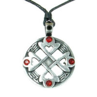 Amulet Keltský srdcový kříž