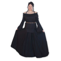 Středověká sukně - černá