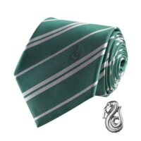 Kravata Harry Potter s odznakem - Zmijozel