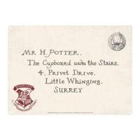 Plechová cedule Harry Potter - Letters