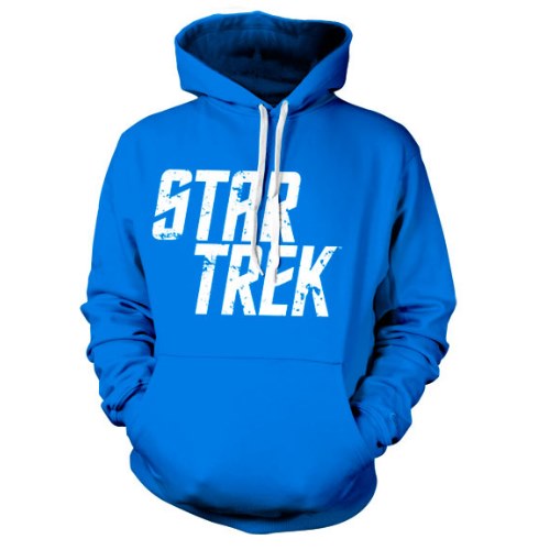 Mikina Star Trek - Distressed Logo (modrá)