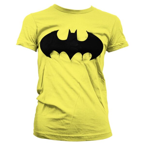 Dámské tričko Batman Inked Logo (žluté)