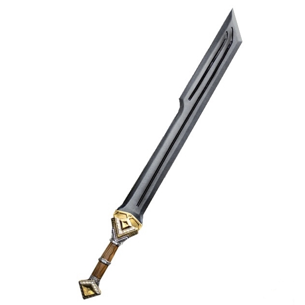 Meč trpaslík s latexovým ostřím