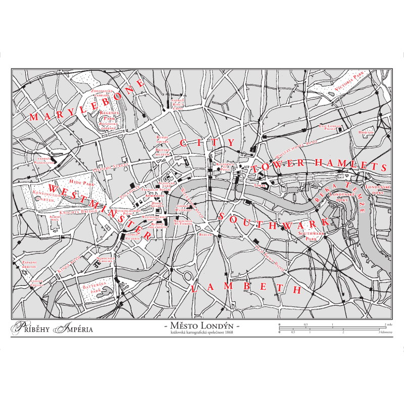 Příběhy Impéria: Mapa Londýna