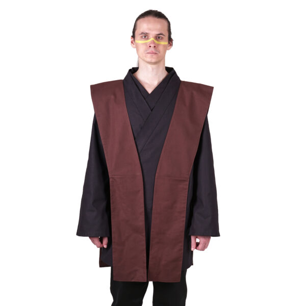 Bavlněný tabard Jedi - hnědý